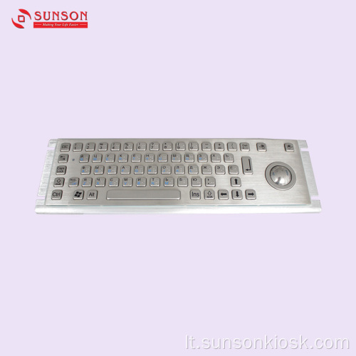 Metalinė klaviatūra prieš riaušes su jutikliniu kilimėliu